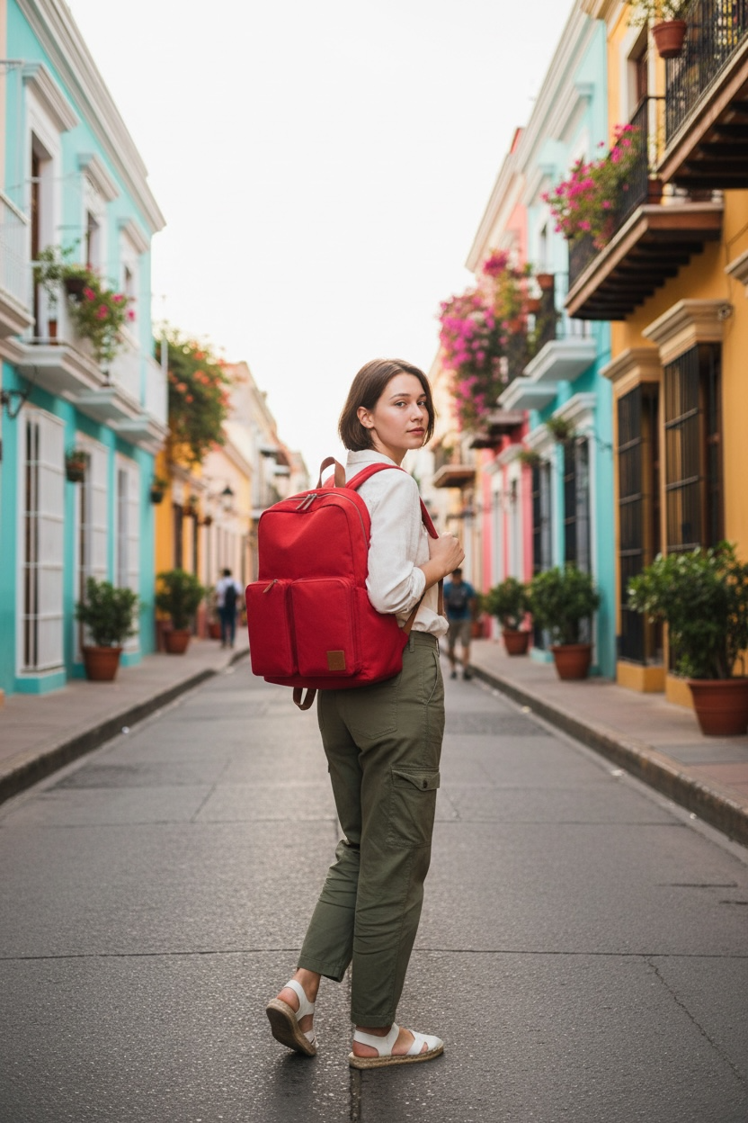 Canvas laptop backpack |montbold